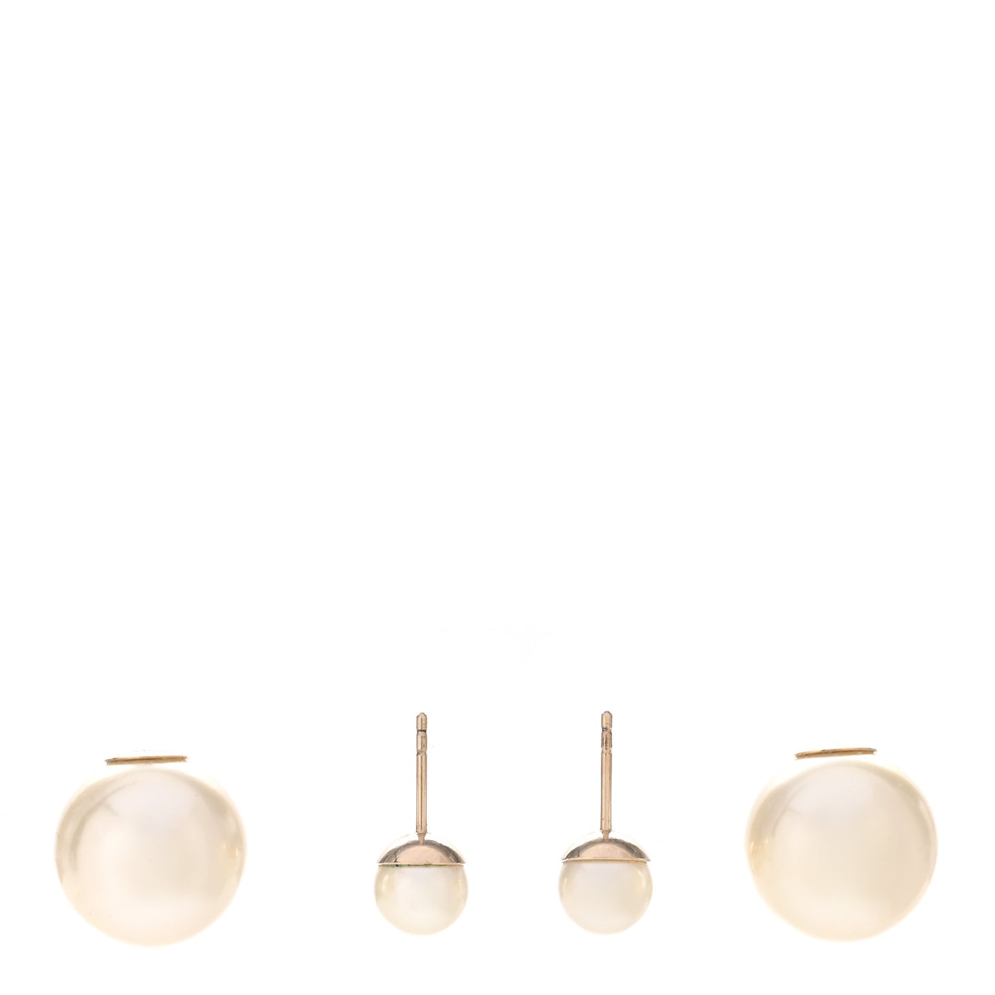 Mise En Dior Tribal Earrings Cream