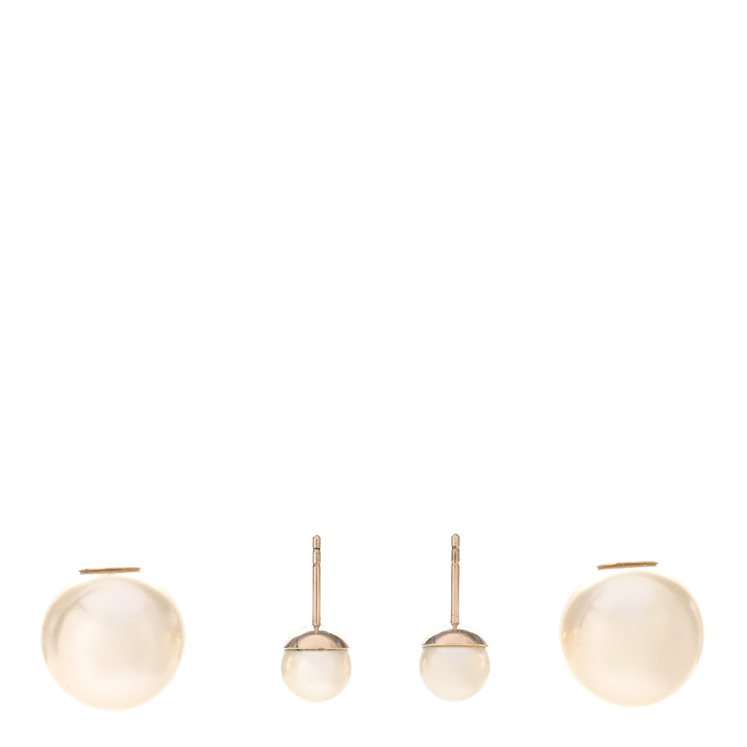 Christian Dior Mise En Dior Tribal Earrings Cream 3 of 4