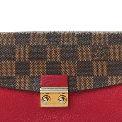 Louis Vuitton Damier Ebene Croisette Wallet Lie De Vin 8 of 8