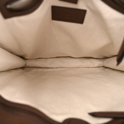 Gucci Soft GG Supreme Monogram Web Bosco Patch Vertical Tote Beige New Shamarock 5 of 11