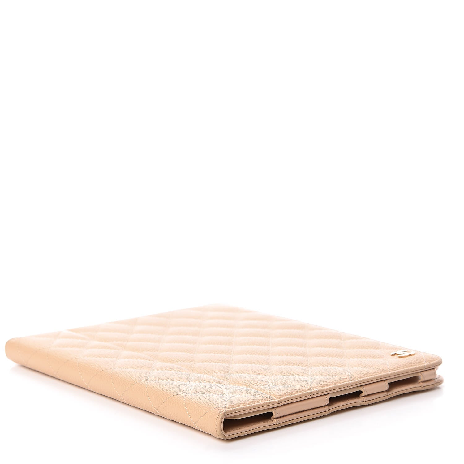 Chanel Caviar Quilted iPad Case Light Beige 4 of 13