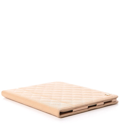 Chanel Caviar Quilted iPad Case Light Beige 4 of 13