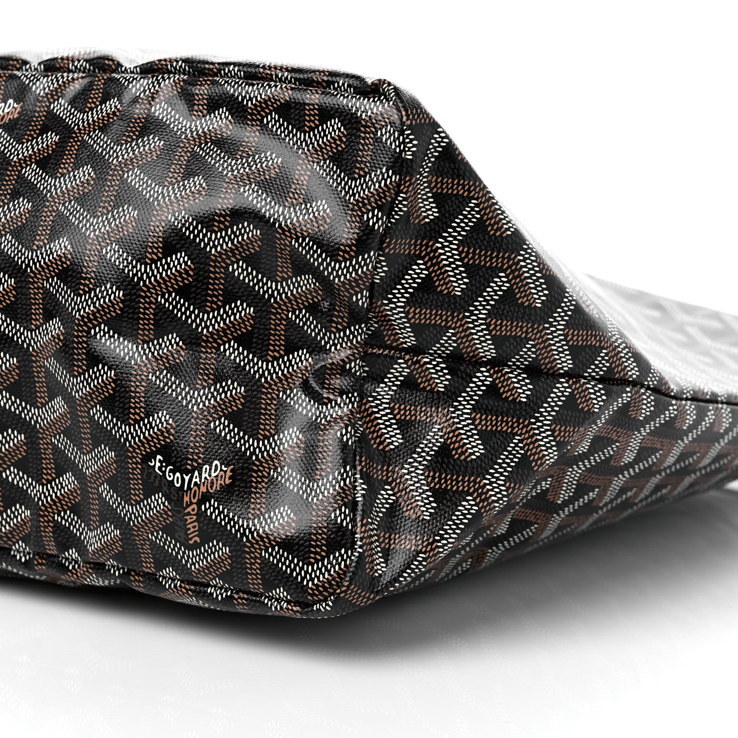 Goyard Goyardine Saint Louis PM Black Gold 9 of 9