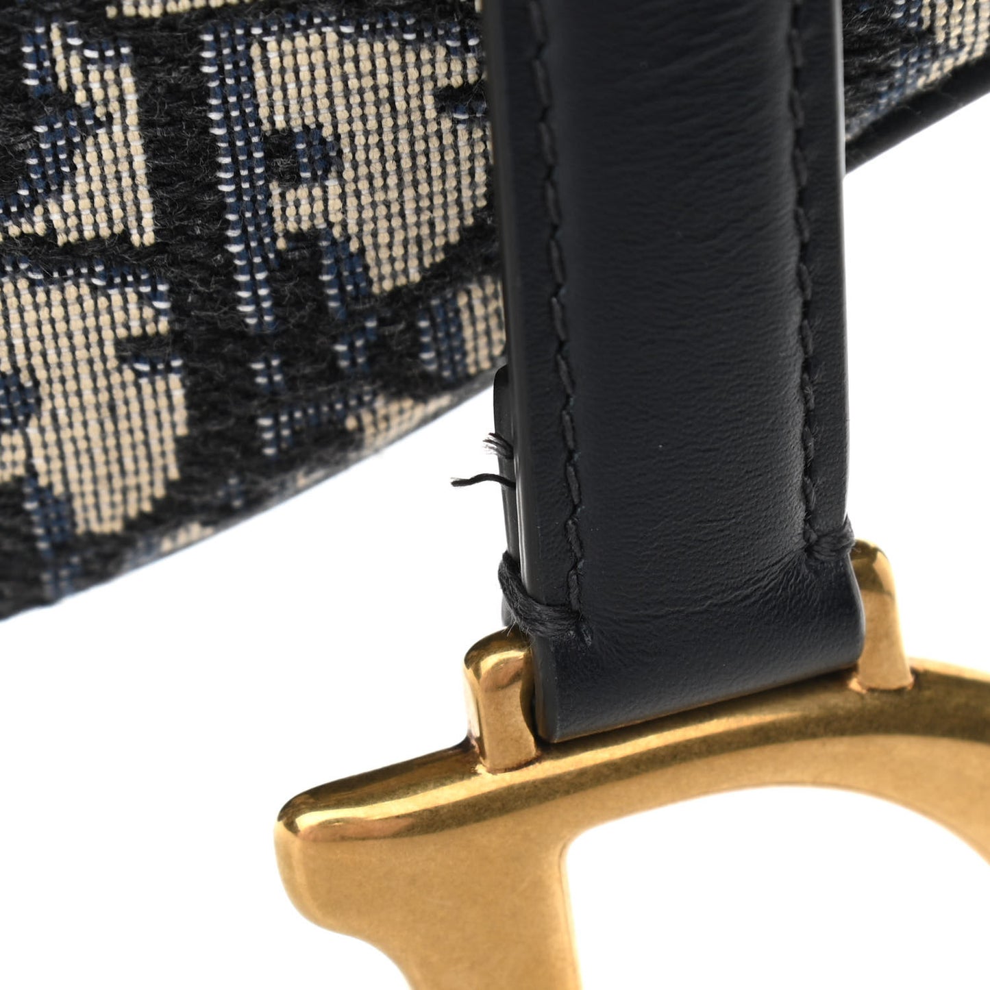 Oblique Saddle Bag Blue