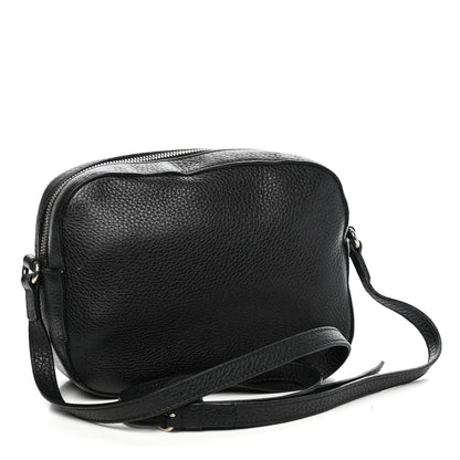 Gucci Pebbled Calfskin Studded Small Soho Disco Bag Black 3 of 10