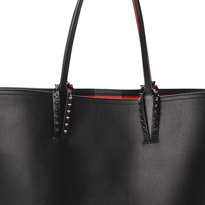 Christian Louboutin Calfskin Spikes East West Cabata Tote Black 14 of 14