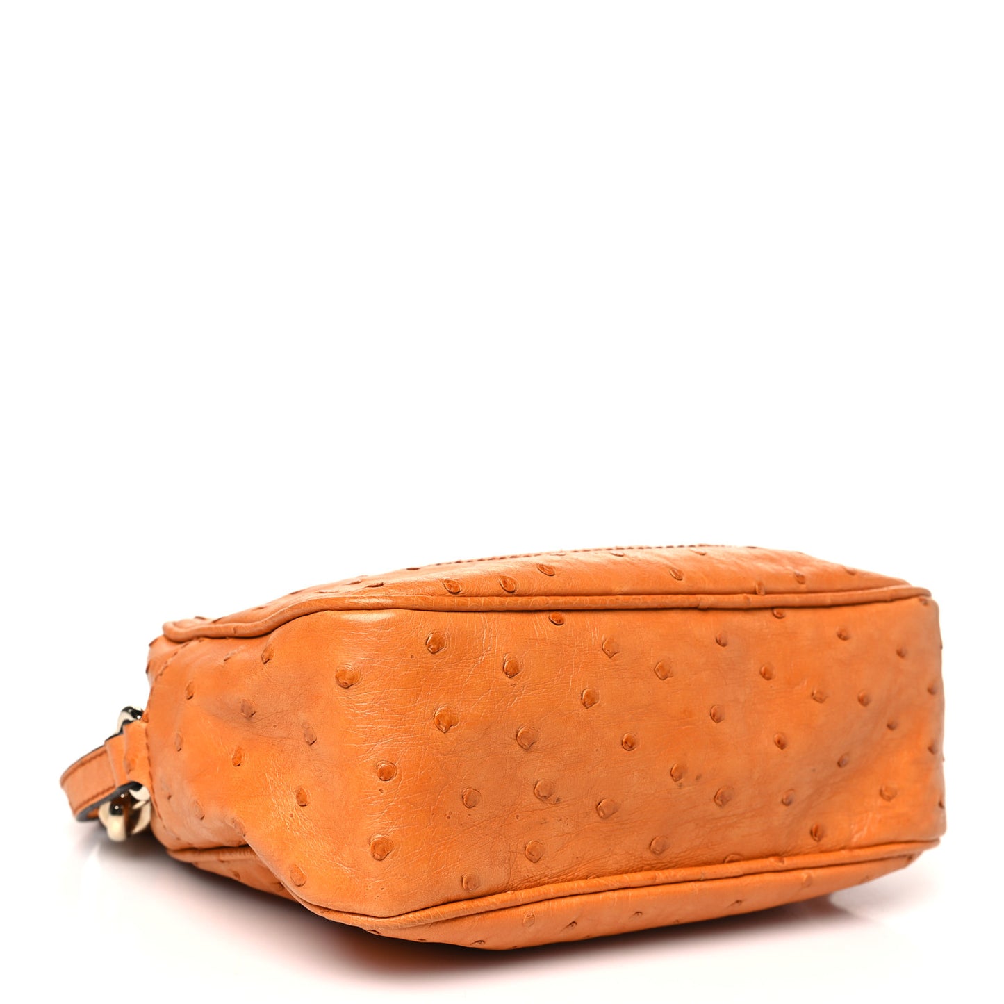 Ostrich Small Soho Disco Bag Orange