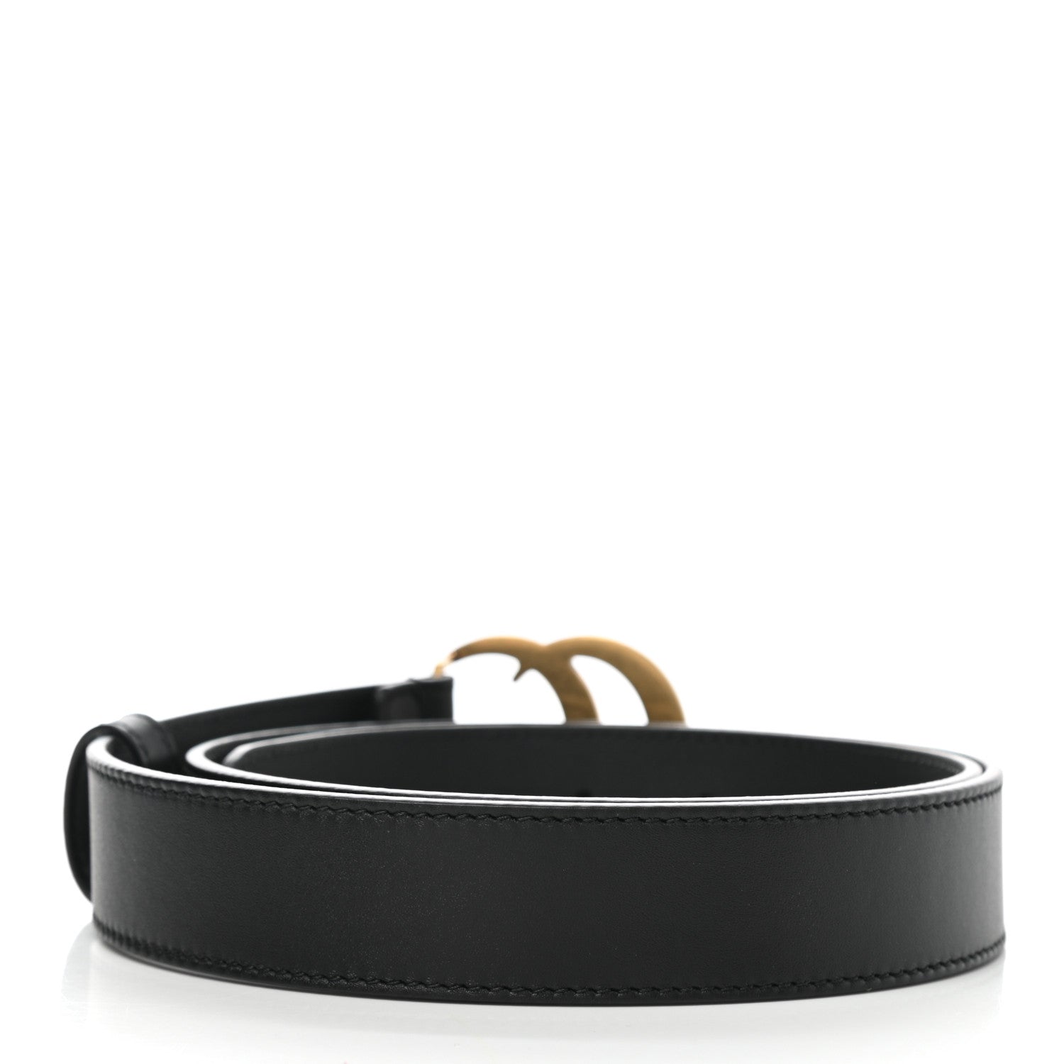 Gucci Calfskin Double G 30mm Belt 85 34 Black 2 of 4