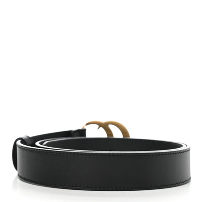 Gucci Calfskin Double G 30mm Belt 85 34 Black 2 of 4