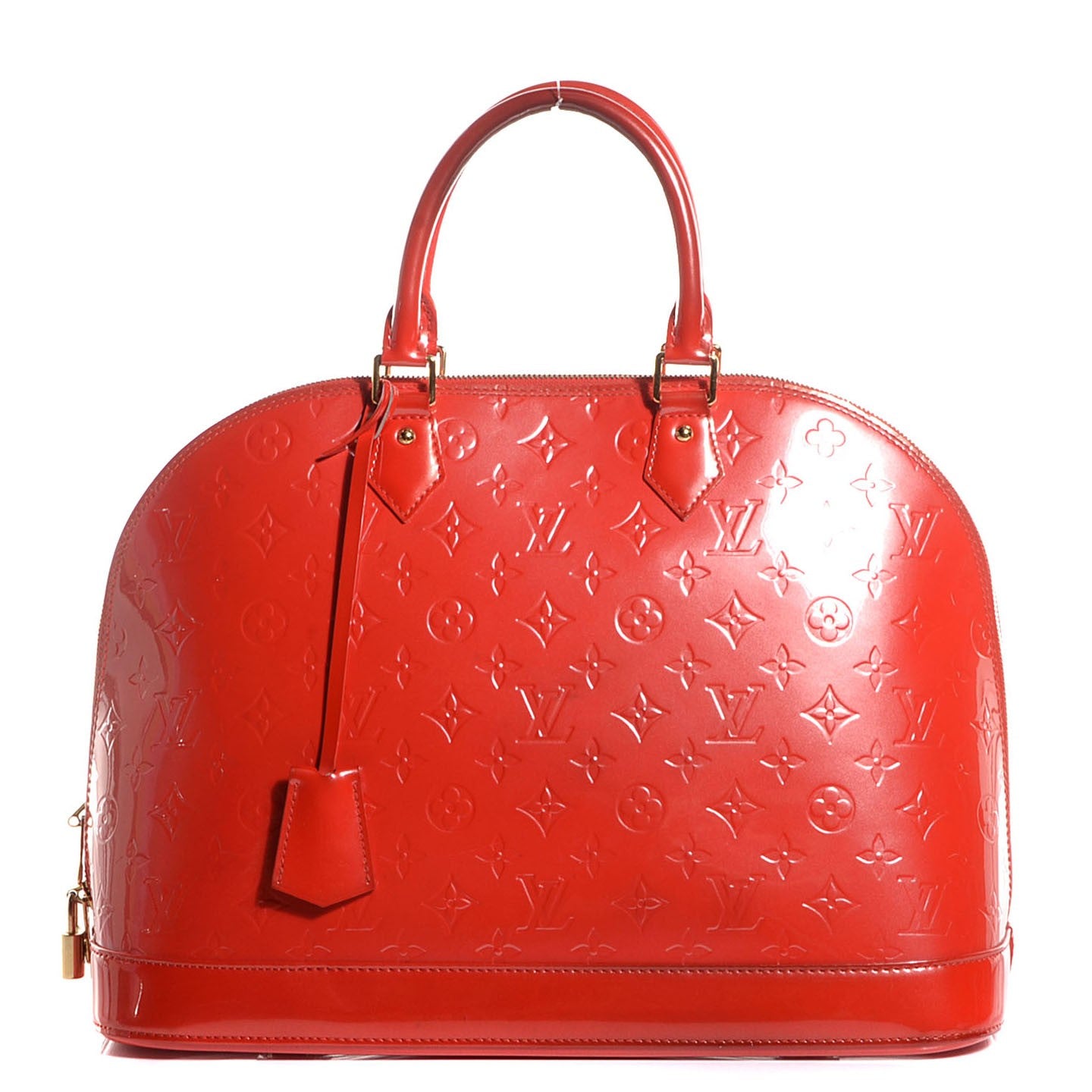 Louis Vuitton Vernis Alma GM Orange Sunset 1 of 7