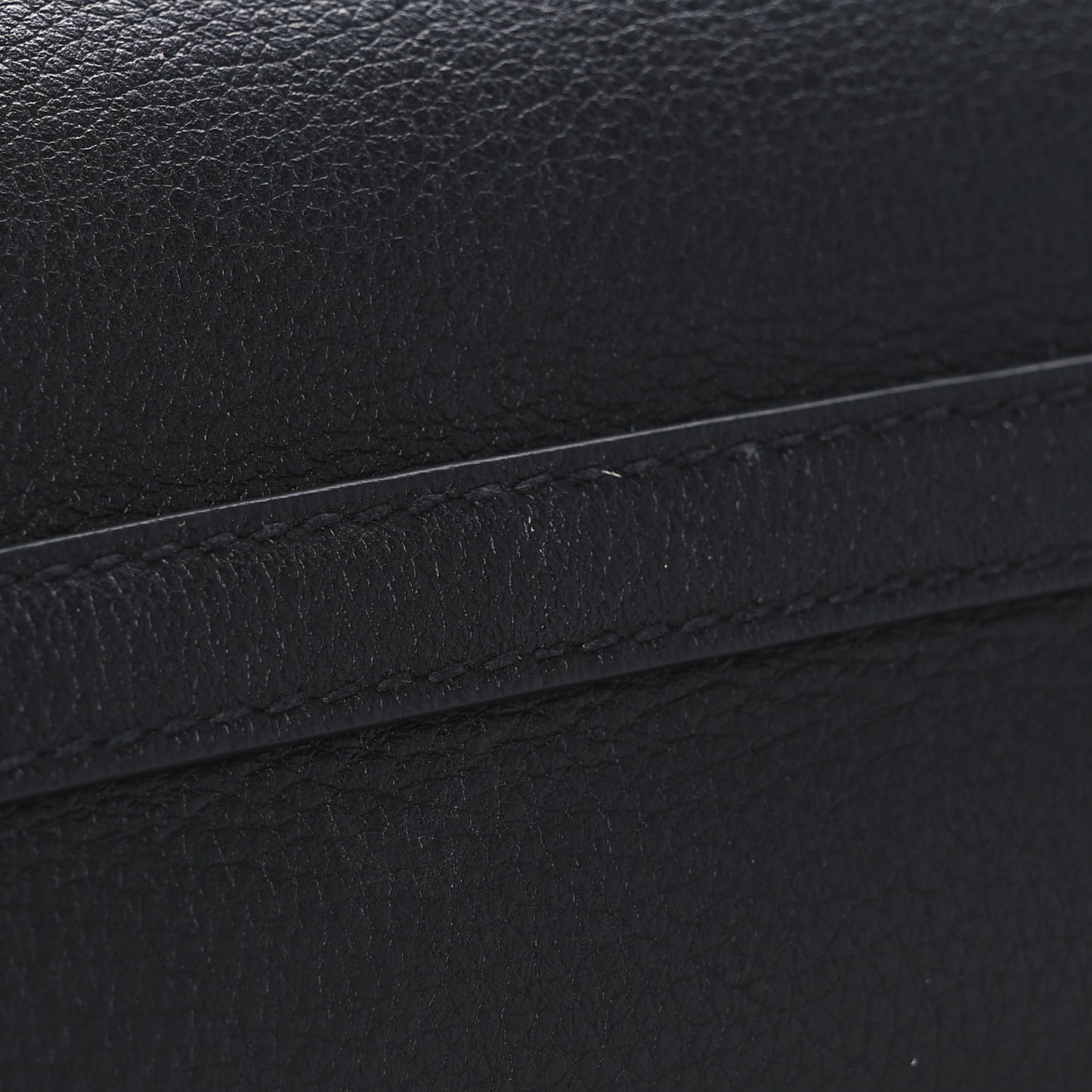 Calfskin Triangle Pouch Shoulder Bag Black
