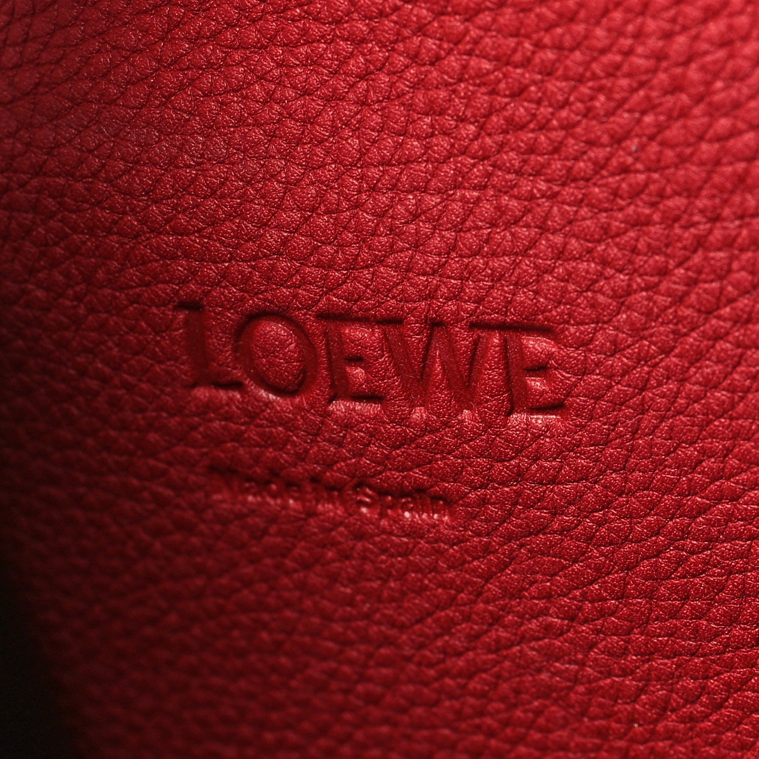 Loewe Calfskin Small Barcelona Shoulder Bag Dark Red 6 of 9