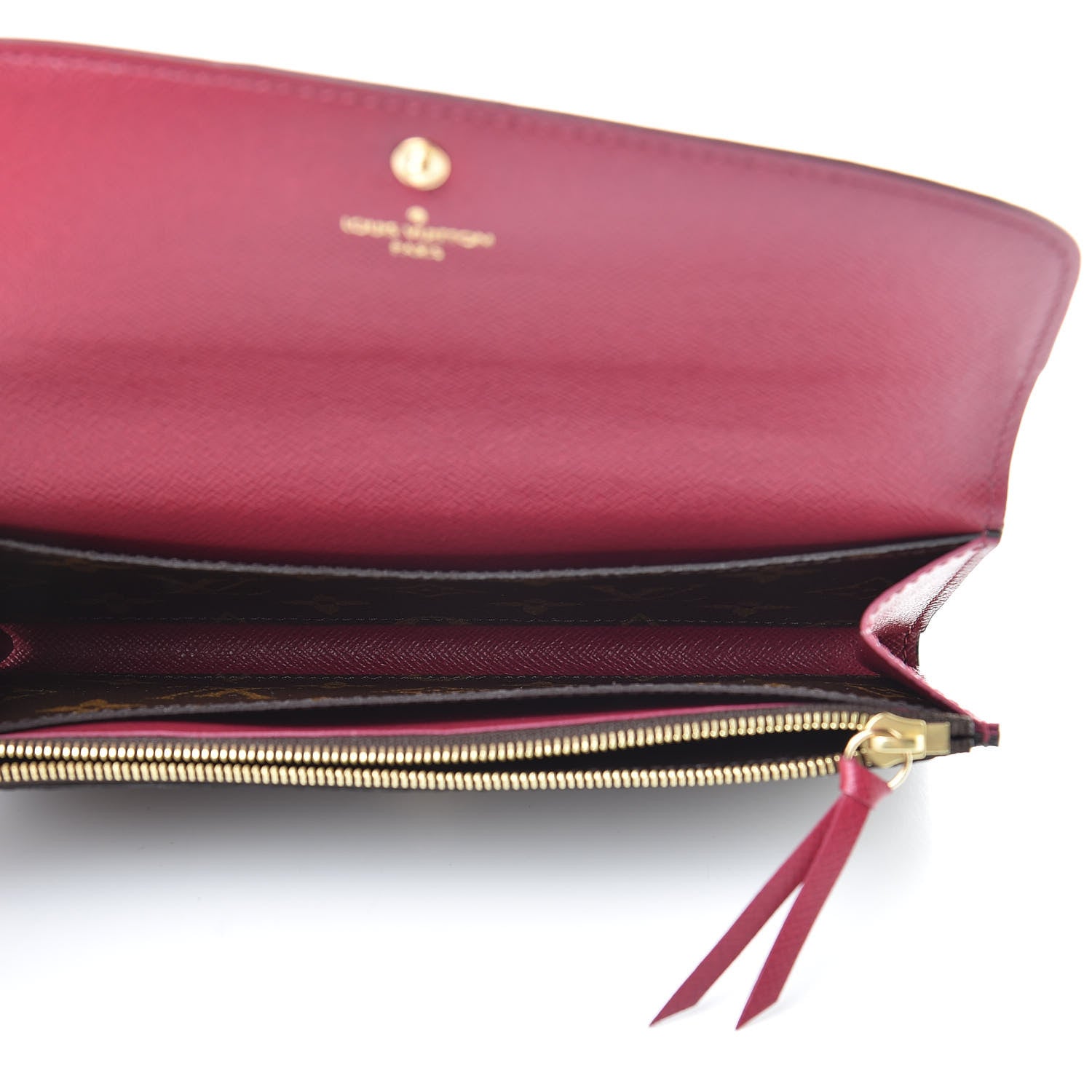 Louis Vuitton Monogram Emilie Wallet Fuchsia 5 of 8
