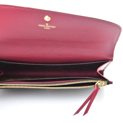 Louis Vuitton Monogram Emilie Wallet Fuchsia 5 of 8