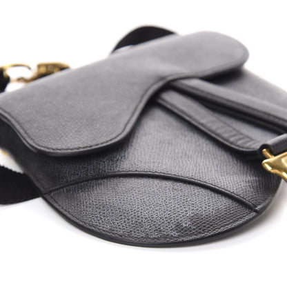 Christian Dior Calfskin Saddle Belt Bag Black 5 of 9