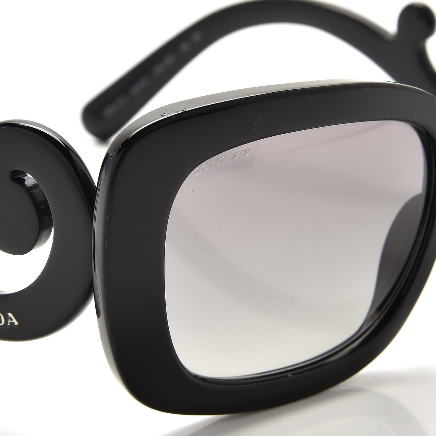 Acetate Baroque Sunglasses SPR 27O Black