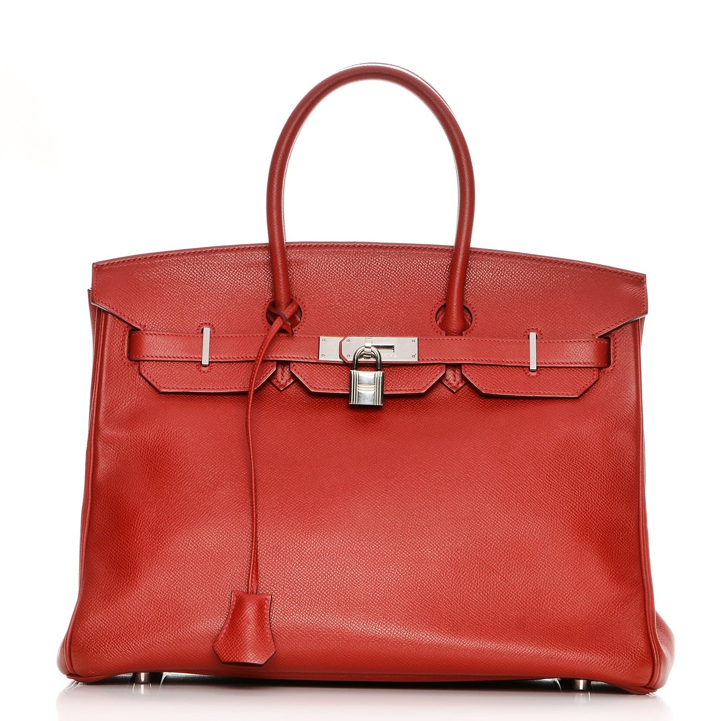 Epsom Birkin 35 Rouge Casaque
