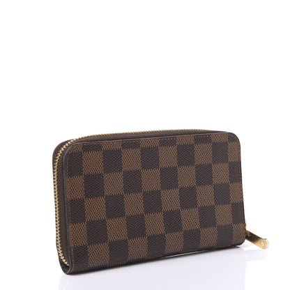 Louis Vuitton Damier Ebene Zippy Compact Wallet 2 of 8