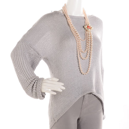 Chanel Pearl Multi Strand Long CC Necklace Gold 2 of 7