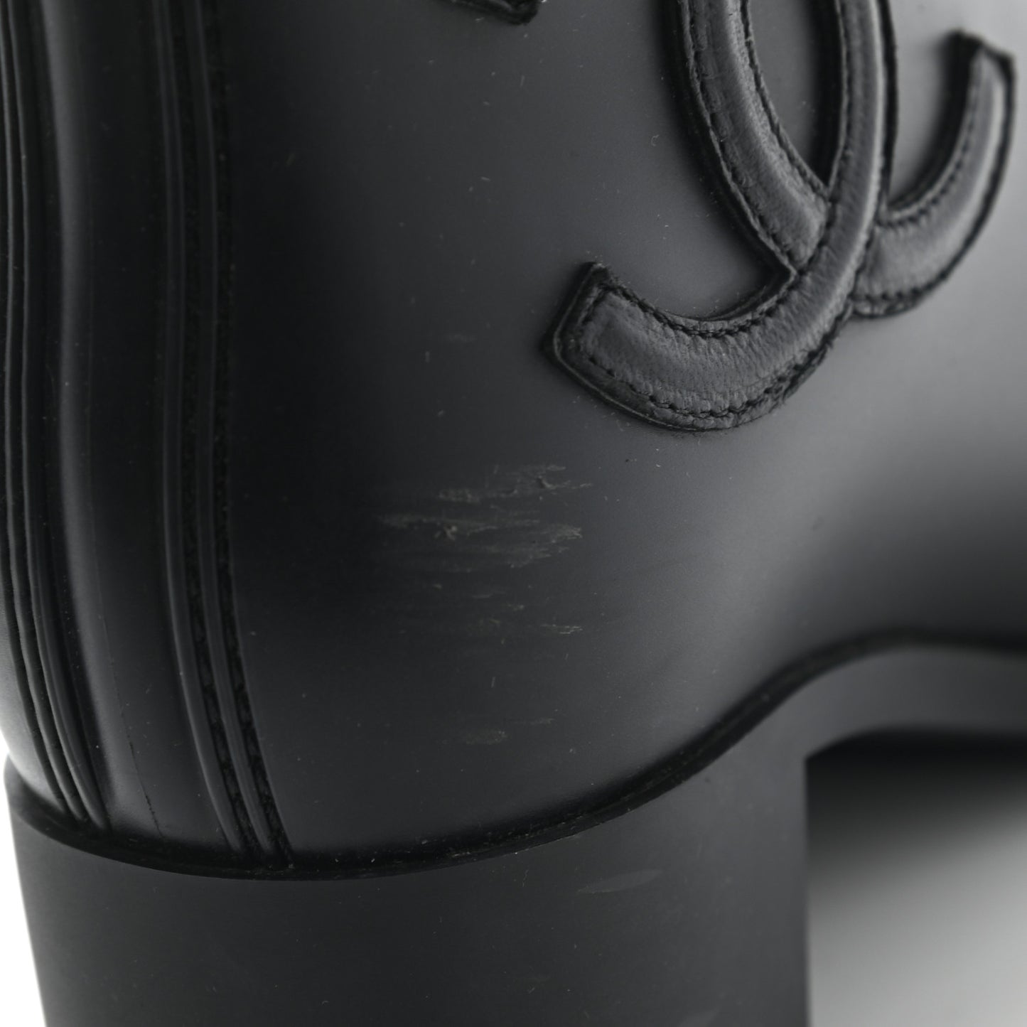 PVC CC Short Boots 36 Black