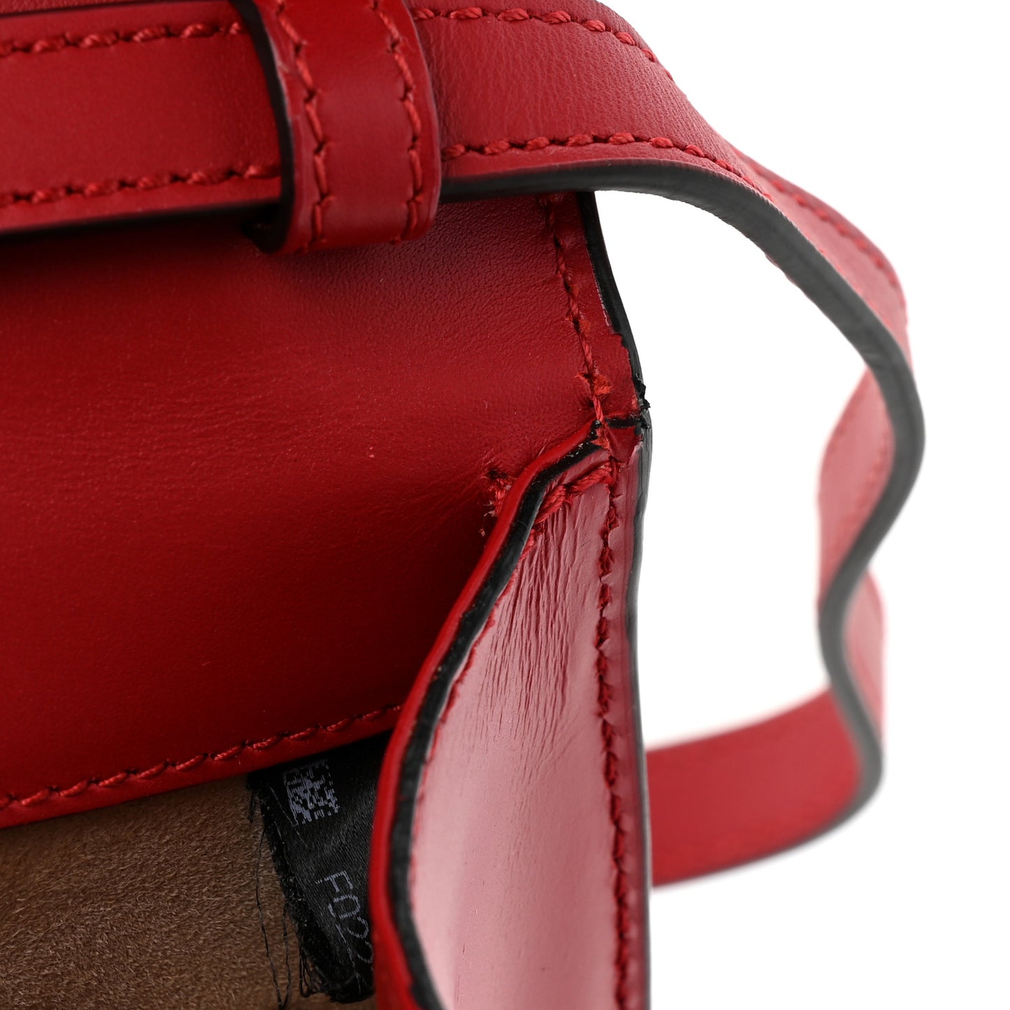 Calfskin Mini Sylvie Top Handle Bag Hibiscus Red