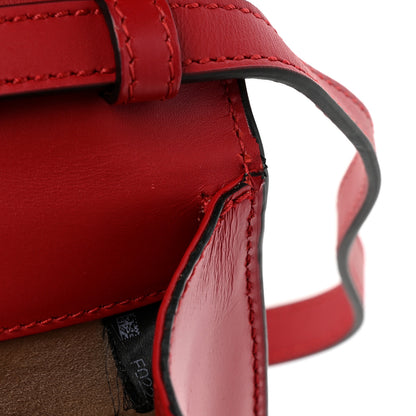 Gucci Calfskin Mini Sylvie Top Handle Bag Hibiscus Red 12 of 18