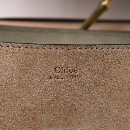 Chloe Suede Smooth Calfskin Mini Drew Shoulder Bag Cement Pink 5 of 10