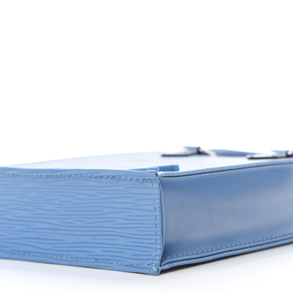 Louis Vuitton Epi Petit Sac Plat Bleuet 7 of 11