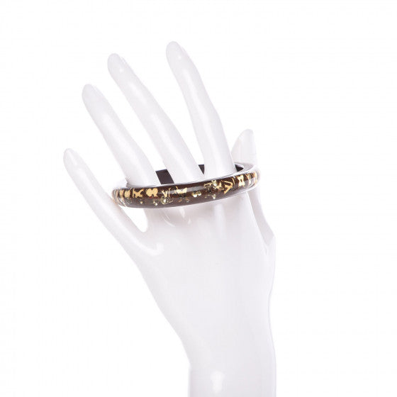 Resin Swarovski Medium Inclusion Bracelet PM Marron
