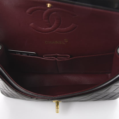 Chanel Lambskin Quilted Medium Double Flap Black 4 of 9