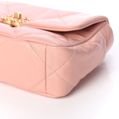 Chanel Goatskin Quilted Medium 19 Flap Light Pink 8 of 8