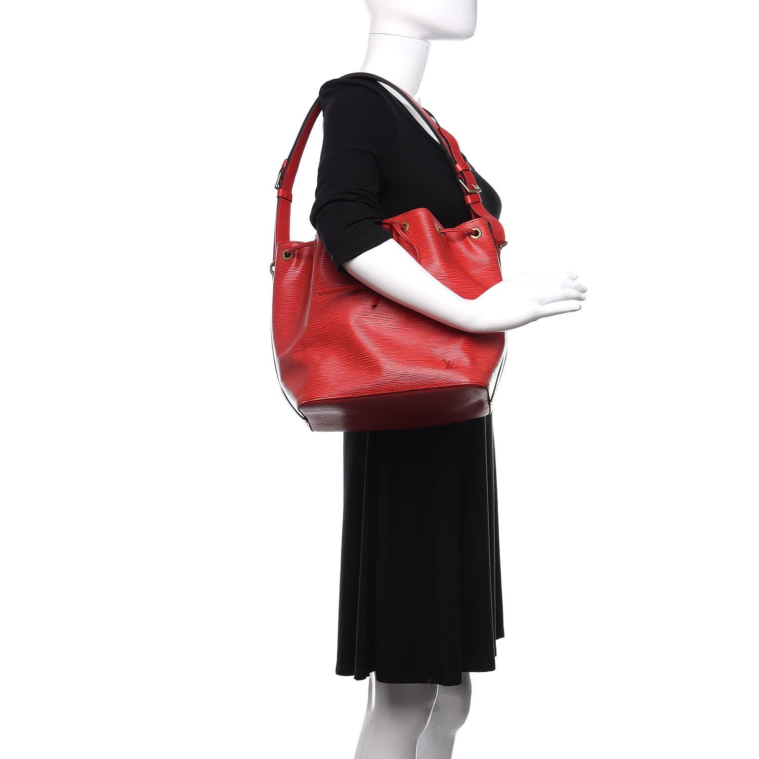 Louis Vuitton Epi Petit Noe Castillan Red 2 of 10