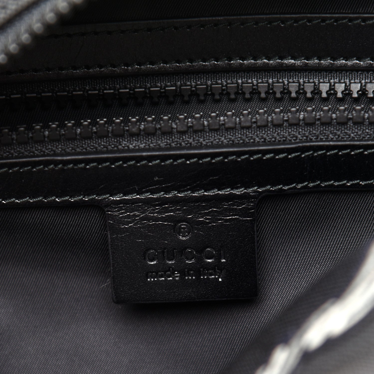 Gucci Techno Canvas Web L'Aveugle Par Amour Embroidered Belt Bag Black 8 of 11