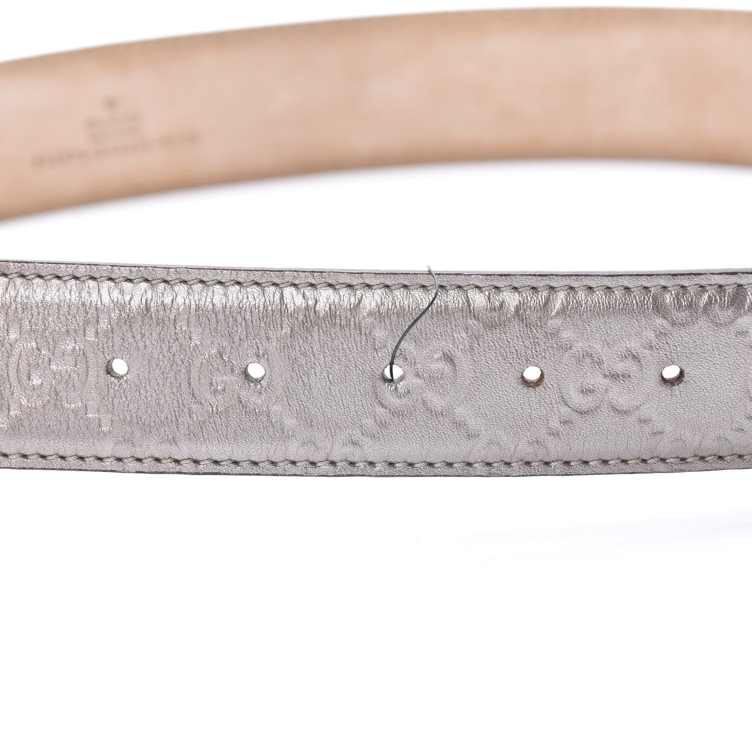 Gucci Guccissima Interlocking G Belt 90 36 Mauve 4 of 5