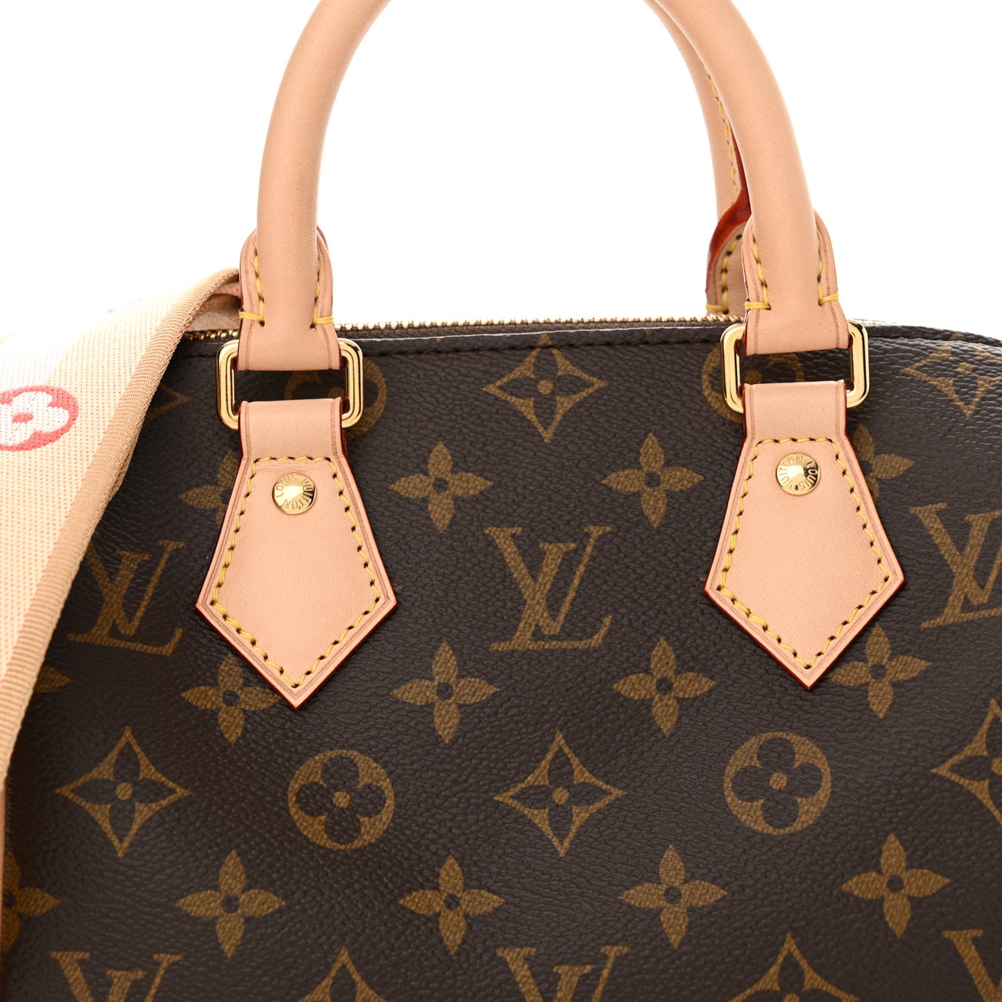 Monogram Speedy Bandouliere 20 Pink Orange