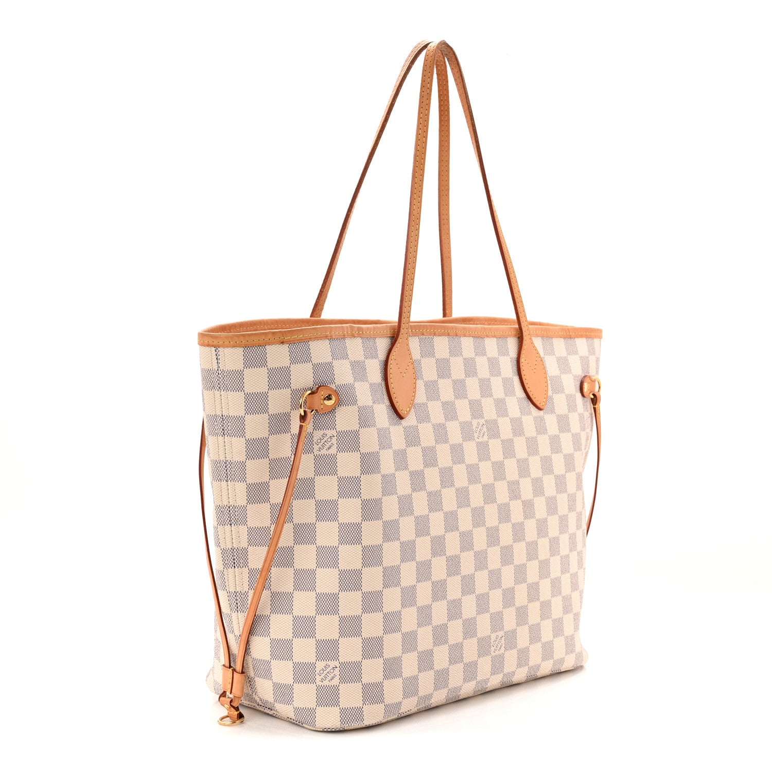 Louis Vuitton Damier Azur Neo Neverfull MM Rose Ballerine 4 of 13