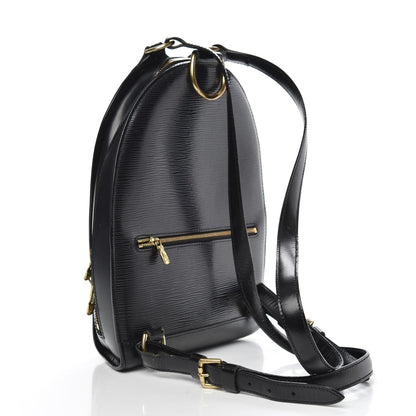 Louis Vuitton Epi Mabillon Backpack Black 2 of 12