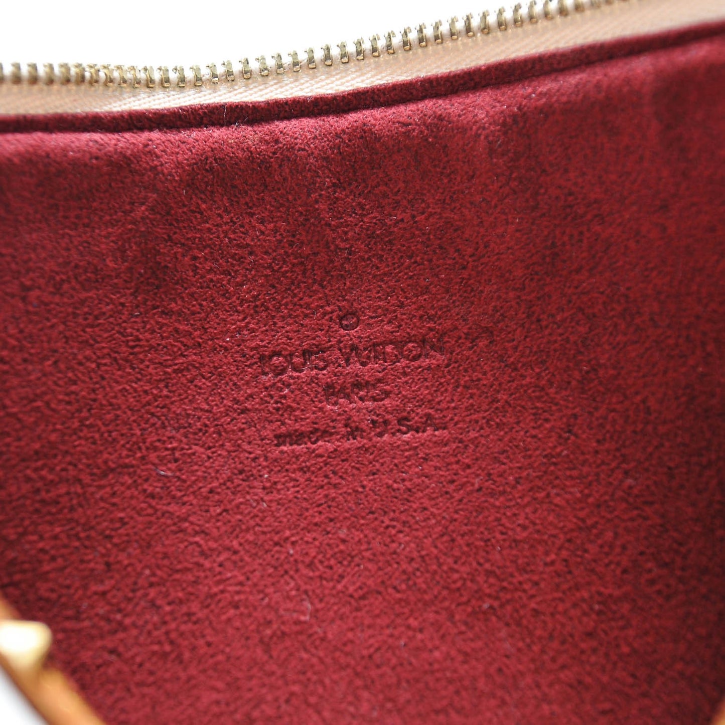 Monogram Multicolor Pochette Accessories White