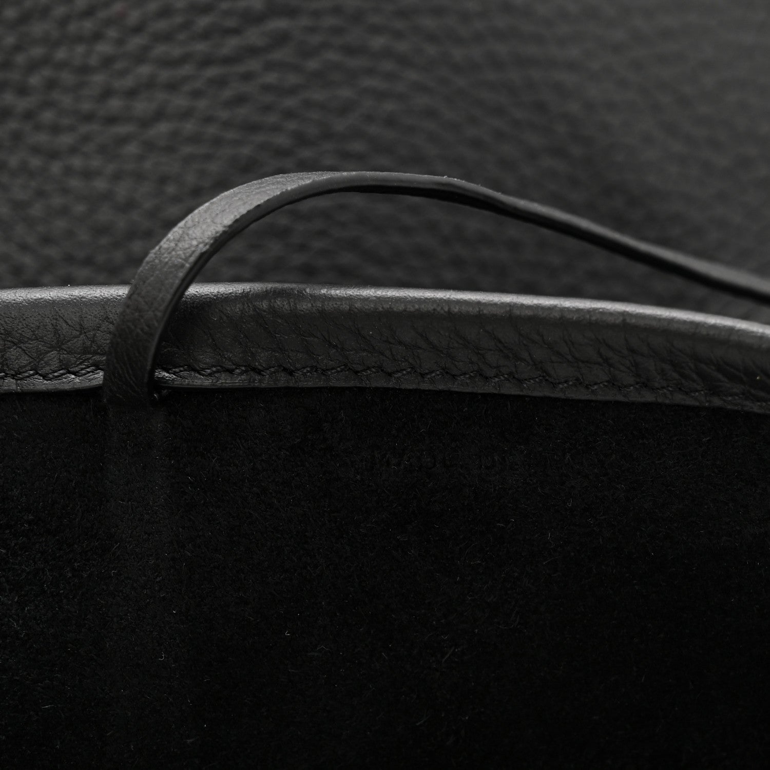 The Row Grained Calfskin Medium N/S Hook Tote Black 6 of 9