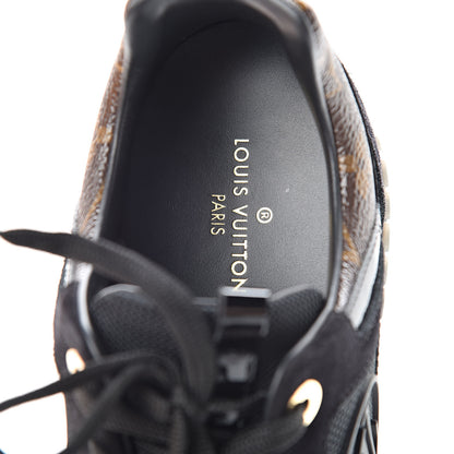 Louis Vuitton Suede Monogram Run Away Sneakers 37.5 Black 8 of 9