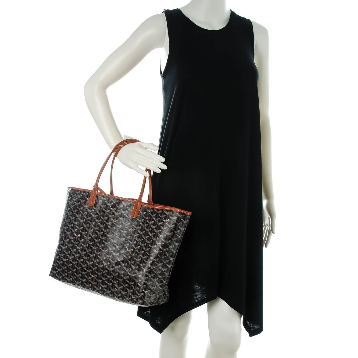Goyard Goyardine Saint Louis PM Black Gold 2 of 6