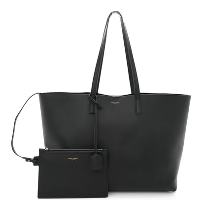 Saint Laurent Calfskin Large Shopping Tote Black 4 of 16