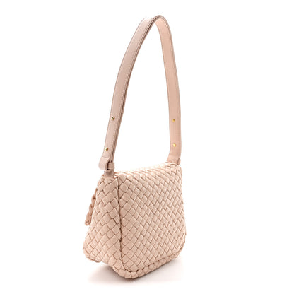 Bottega Veneta Nappa Intreccio Mini Cobble Shoulder Bag Lotus 3 of 10