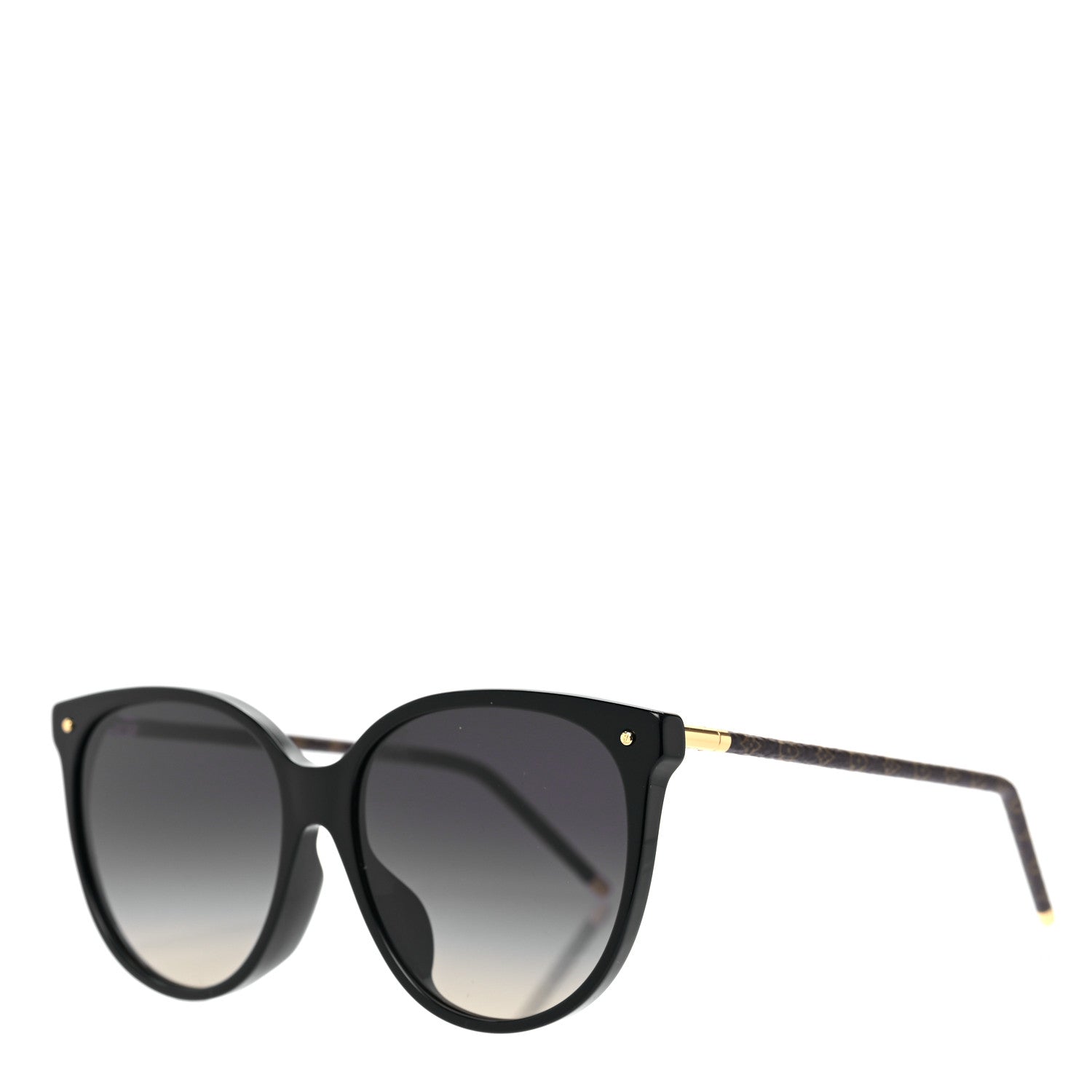 Louis Vuitton Monogram Acetate Charlotte Sunglasses Z0781E Black 1 of 5