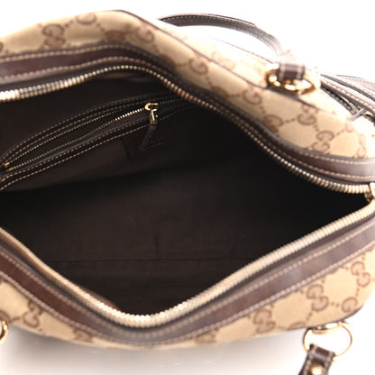 Gucci Monogram Large Wave Boston Dark Brown 4 of 13