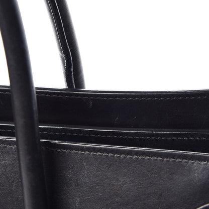 Celine Shrunken Lambskin Micro Bi-Color Luggage Black White 23 of 24