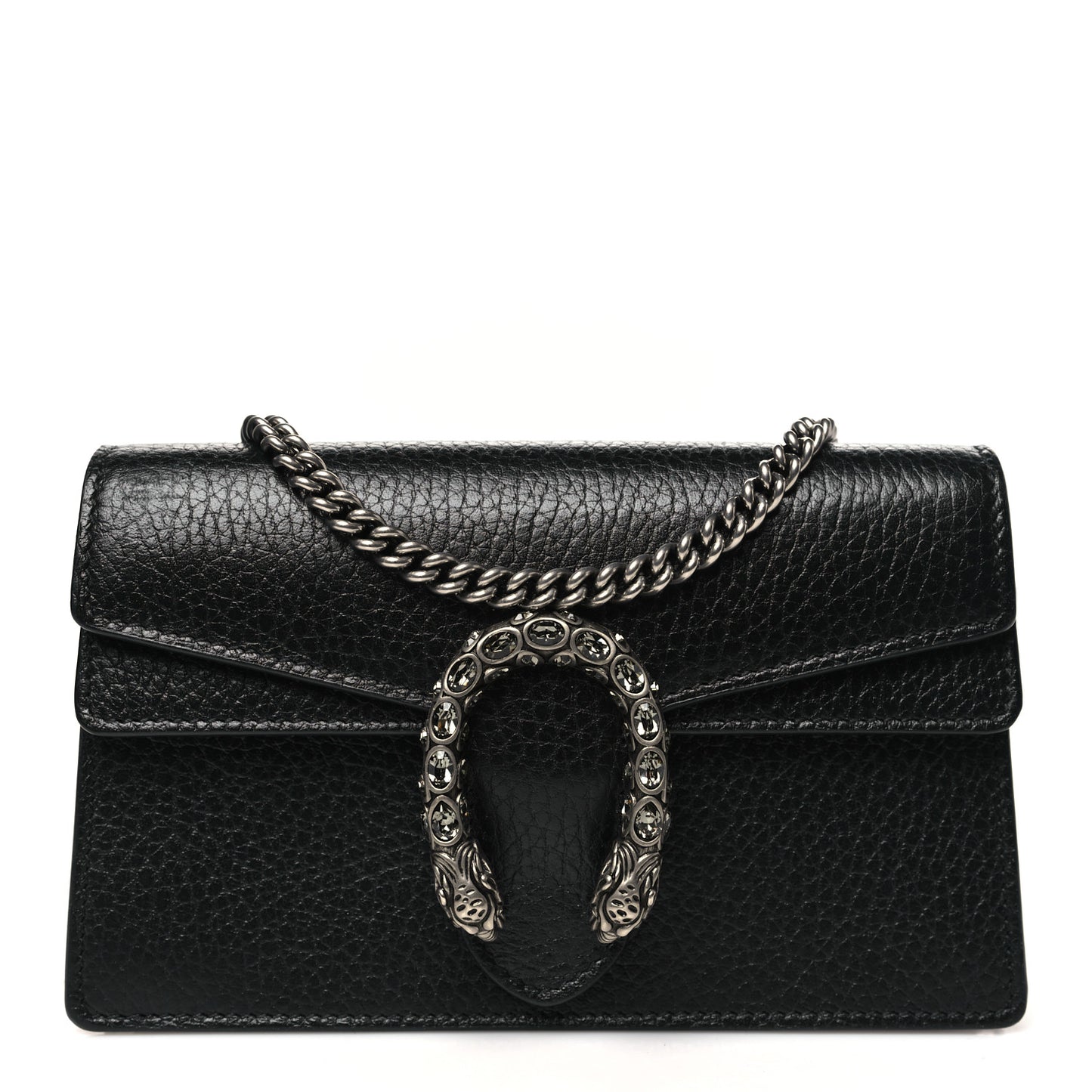 Calfskin Super Mini Dionysus Shoulder Bag Black