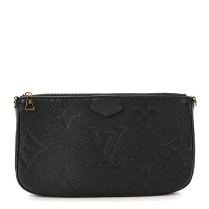 Louis Vuitton Empreinte Monogram Giant Multi Pochette Accessories Large Pochette Black 1 of 6