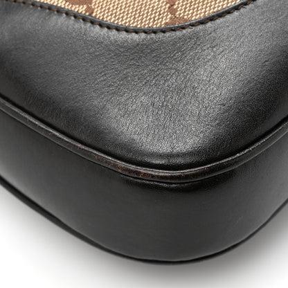 Gucci Monogram Web Jackie O Hobo Dark Brown 13 of 16