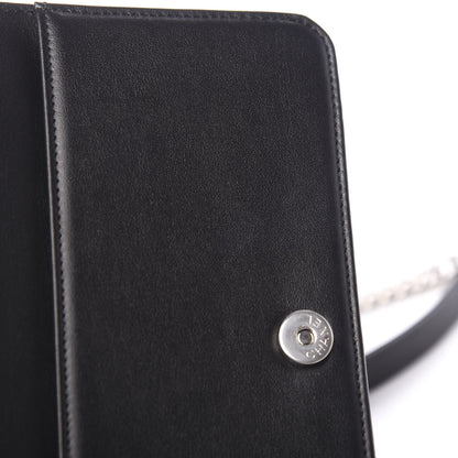Chanel Caviar Quilted Boy Wallet On Chain WOC Black 11 of 13
